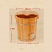 40cm thick household foot bath barrel Solid wood foot bath Footbath (Color : Without cover) - B07CZCT49L